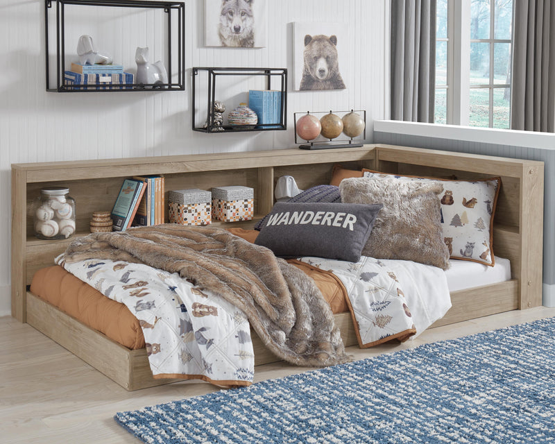 Cama con almacenaje Oliah Bookcase
