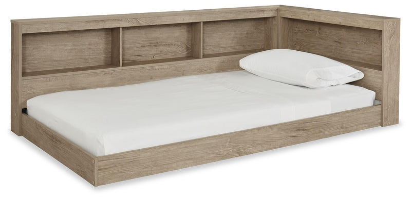 Cama con almacenaje Oliah Bookcase