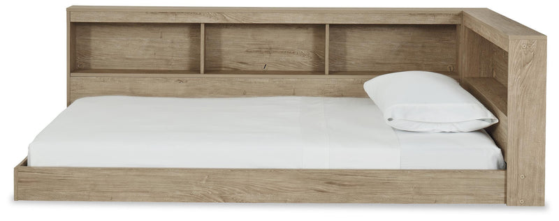 Cama con almacenaje Oliah Bookcase