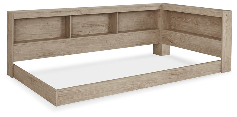 Cama con almacenaje Oliah Bookcase