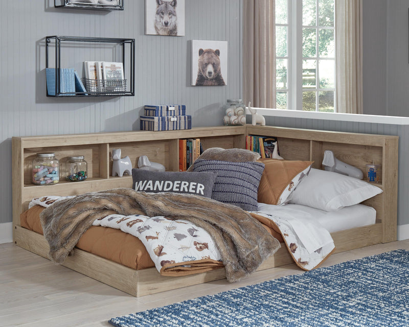 Cama con almacenaje Oliah Bookcase