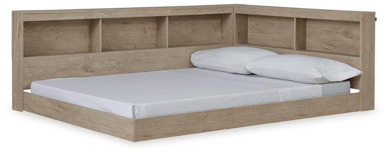 Cama con almacenaje Oliah Bookcase