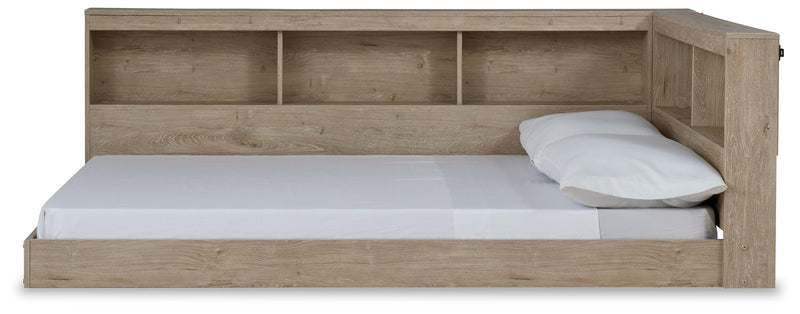 Cama con almacenaje Oliah Bookcase