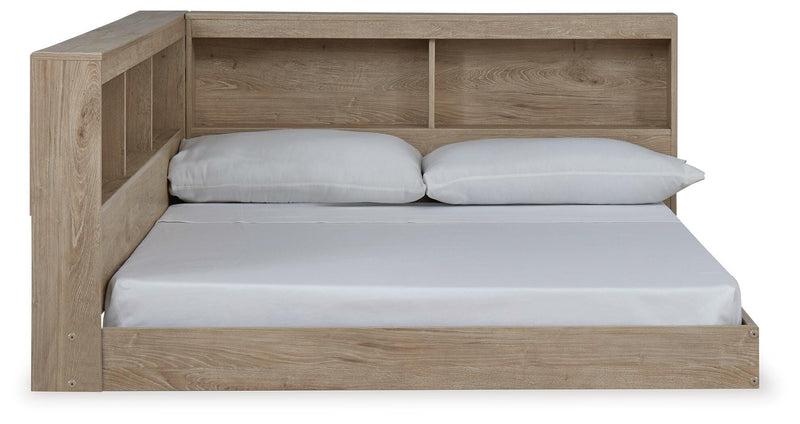 Cama con almacenaje Oliah Bookcase