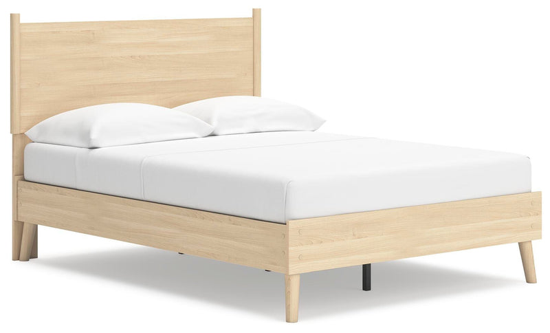 Cama con plataforma y panel Cabinella