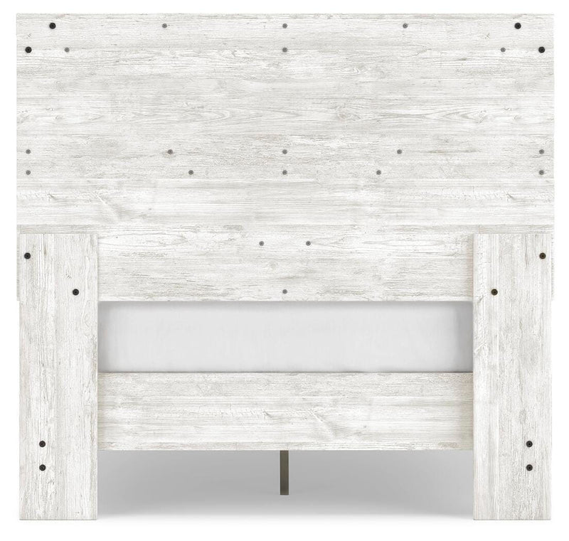 Cama de plataforma con panel de Shawburn Crossbuck