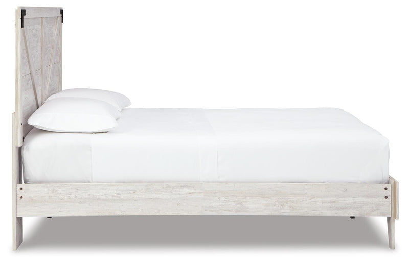 Cama de plataforma con panel de Shawburn Crossbuck