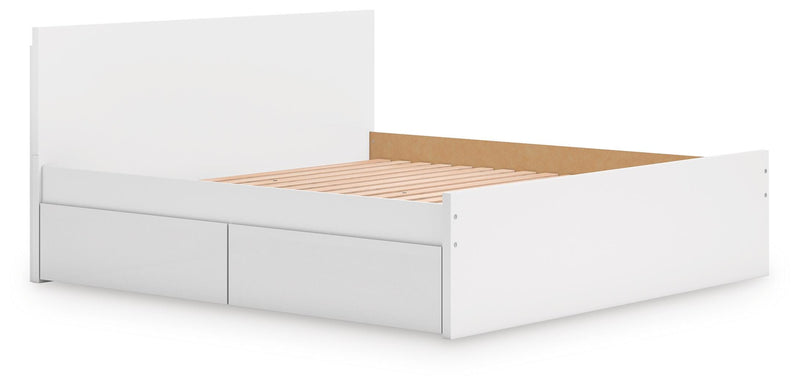 Onita Panel Platform Bed with Storage