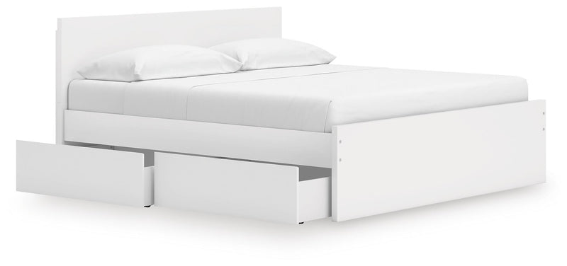 Onita Panel Platform Bed with Storage