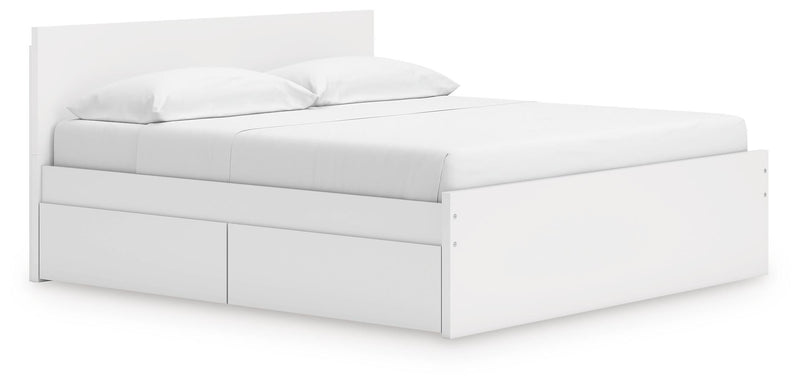 Onita Panel Platform Bed with Storage