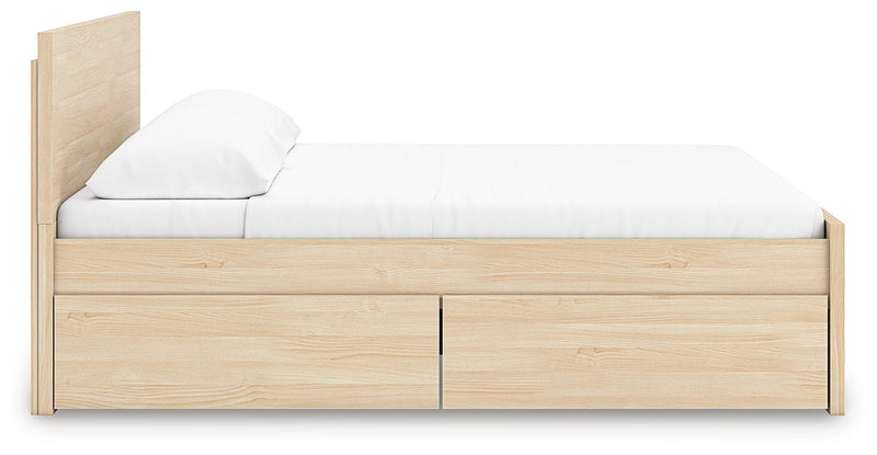 Onita Panel Platform Bed with 2 Side Storage