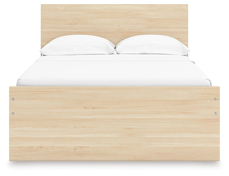 Cama con plataforma Onita con 1 compartimento de almacenamiento lateral