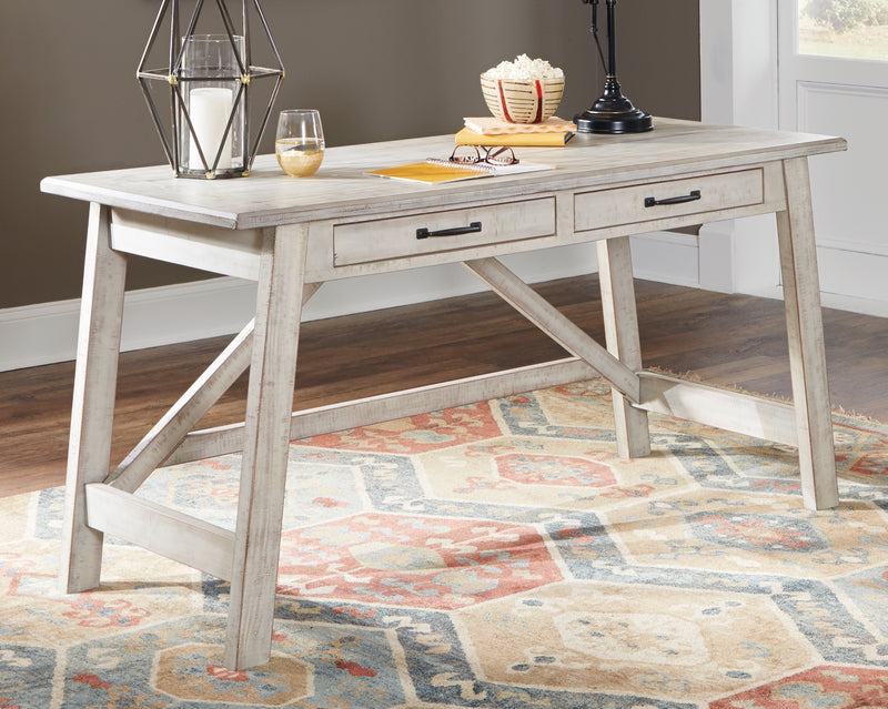 Escritorio grande de Carynhurst Home Office con patas