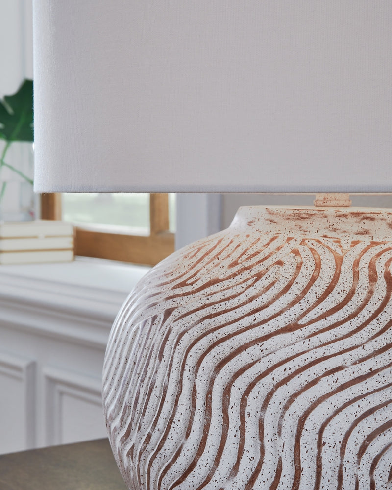 Lámpara de Mesa de Terracota Vien