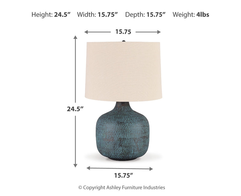 Malthace Metal Table Lamp