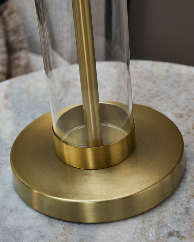 Lámpara de mesa de cristal Orenman