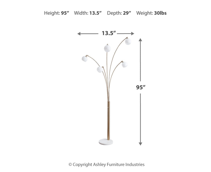Taliya Metal Arc Lamp