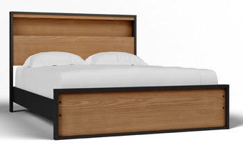 Kozmour Q Bookcase Complete Bed Frame