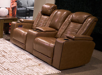 Metro Oasis Power Reclining Loveseat/Console/Adjustable Headrest