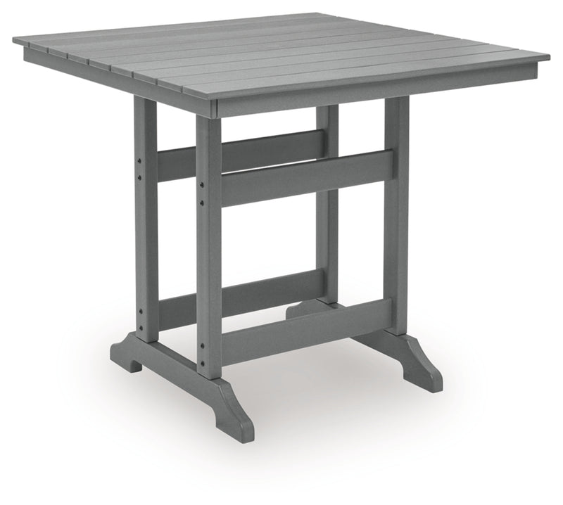 Ross Cove Square Counter Table with Umbrella Option