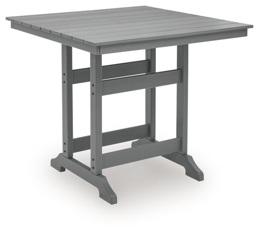 Ross Cove Square Counter Table with Umbrella Option