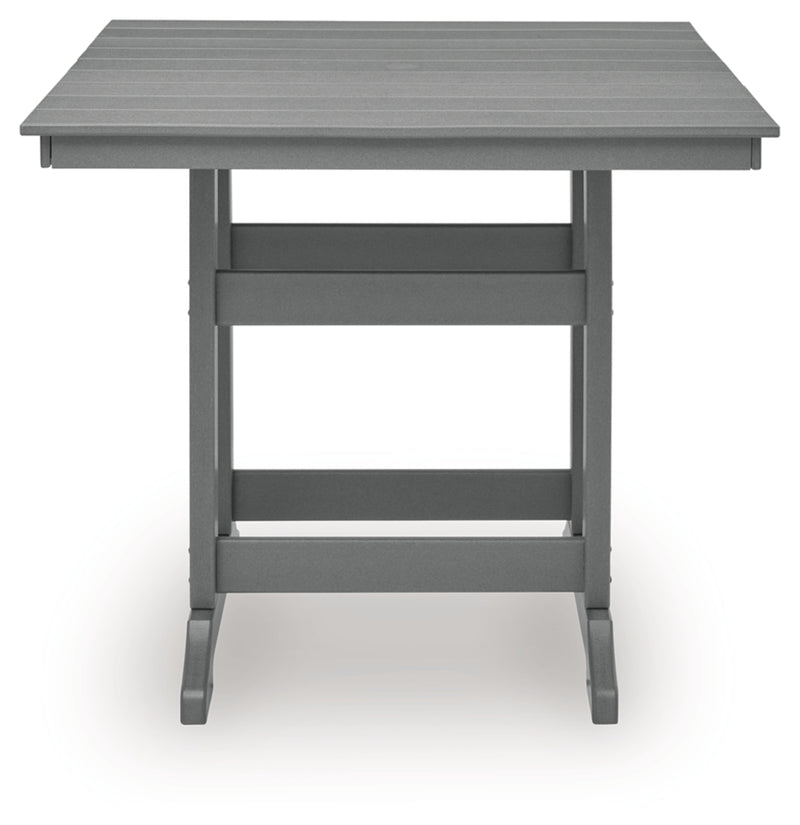 Ross Cove Square Counter Table with Umbrella Option