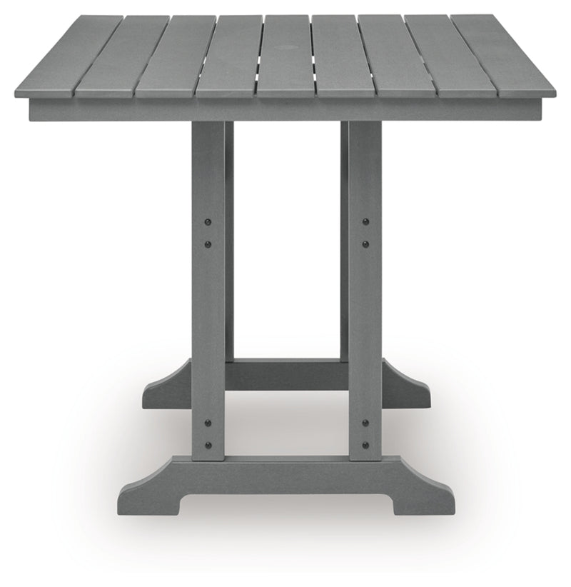 Ross Cove Square Counter Table with Umbrella Option