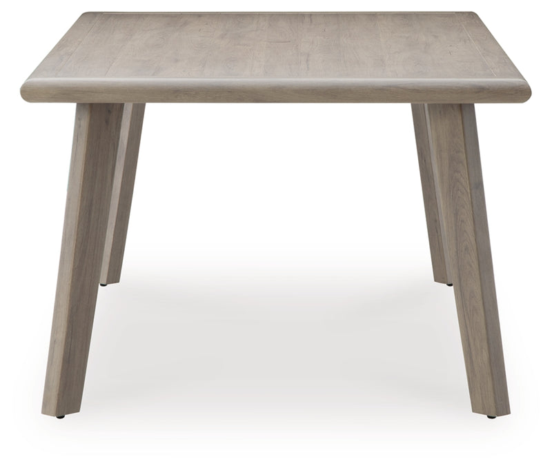Carisbo RECT Dining Table with Umbrella Option