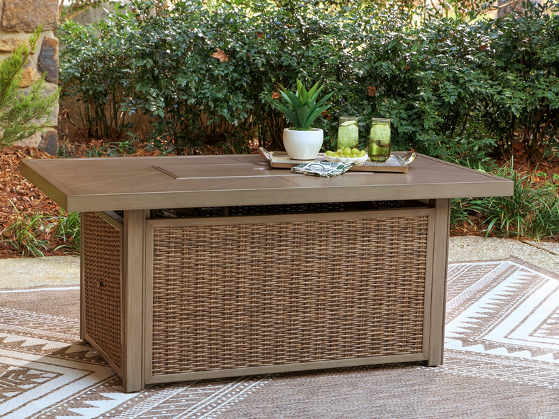 Mesa rectangular para fogata Revare Beach