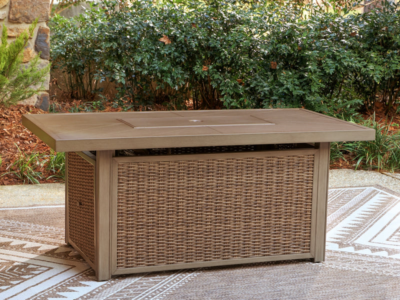 Mesa rectangular para fogata Revare Beach