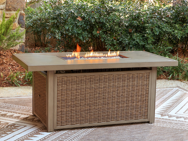 Mesa rectangular para fogata Revare Beach