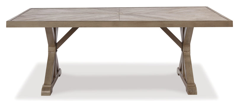 Beachcroft RECT Dining Table with Umbrella Option