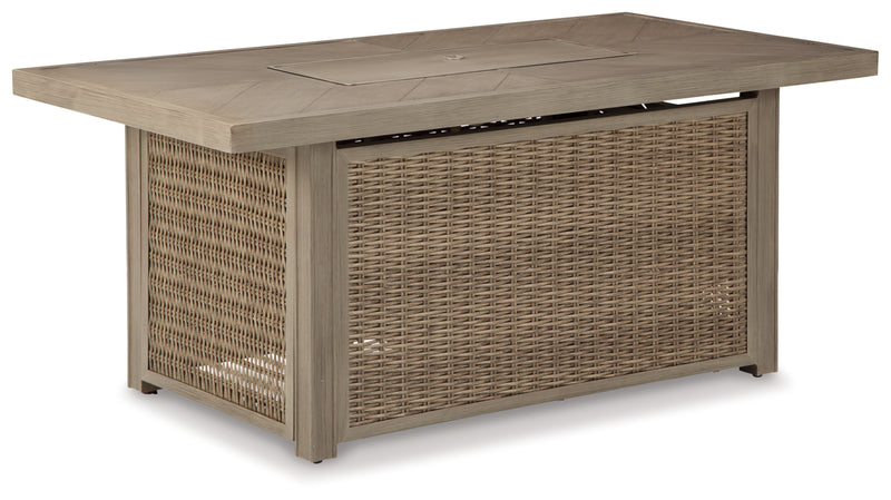 Mesa rectangular para fogata Beachcroft