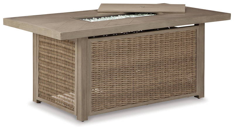 Mesa rectangular para fogata Beachcroft
