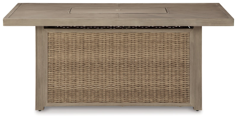 Mesa rectangular para fogata Beachcroft