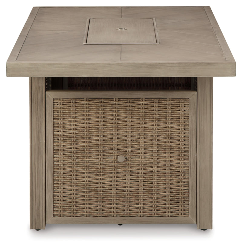 Mesa rectangular para fogata Beachcroft