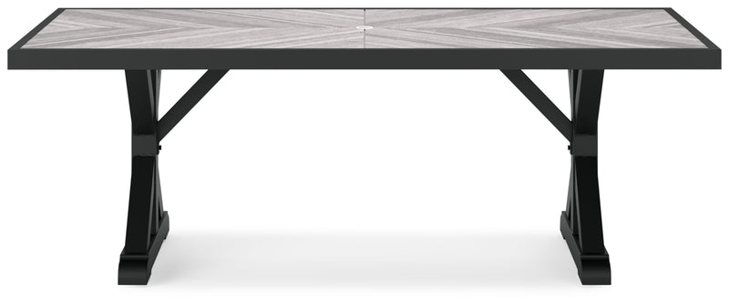 Beachcroft RECT Dining Table with Umbrella Option