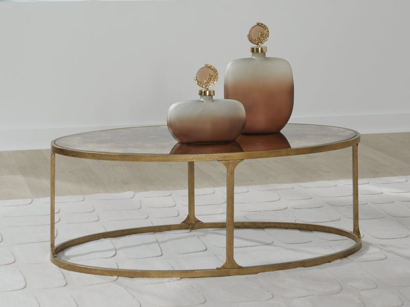 Mesa de cóctel ovalada Korajane