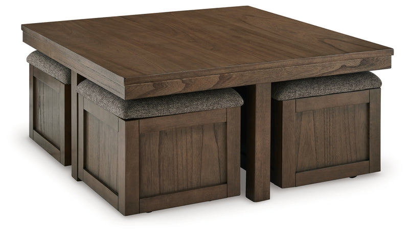 Boardernest Cocktail Table w/4 Stools