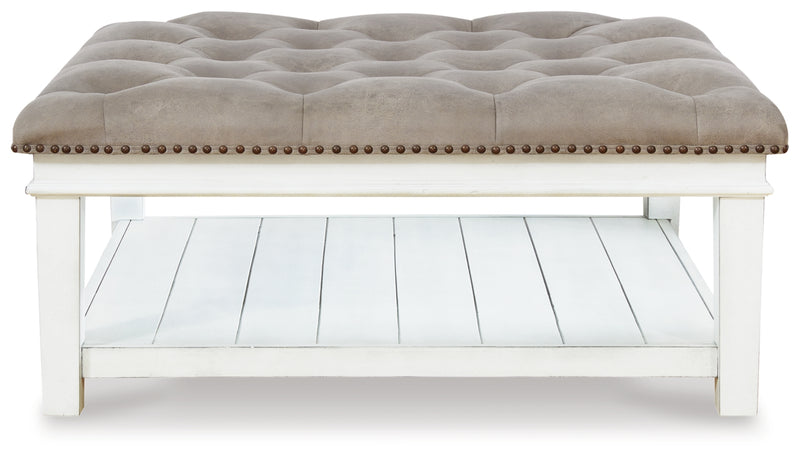 Kanwyn Upholstered Ottoman Cocktail Table