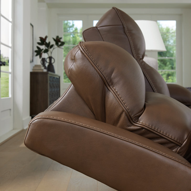 Sofá reclinable eléctrico VonRyan con reposacabezas ajustable