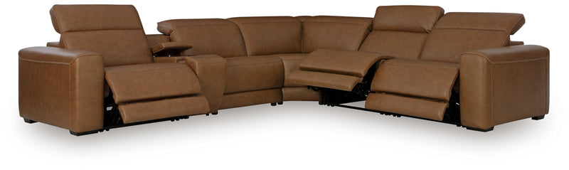 Rally-Up 6-Piece Power Reclining Sectional with Console