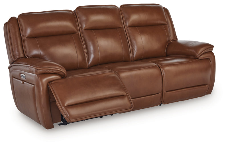 Healy Pier Power Reclining Sofa with Adjustable Headrest