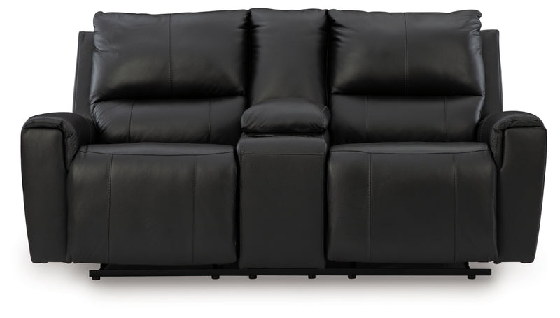 Danemere DBL Reclining Loveseat w/Console