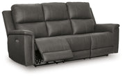 Beryton Power Reclining Sofa with Adjustable Headrest