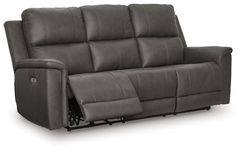 Beryton Power Reclining Sofa with Adjustable Headrest
