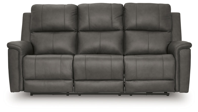 Sofá reclinable eléctrico Beryton con reposacabezas ajustable