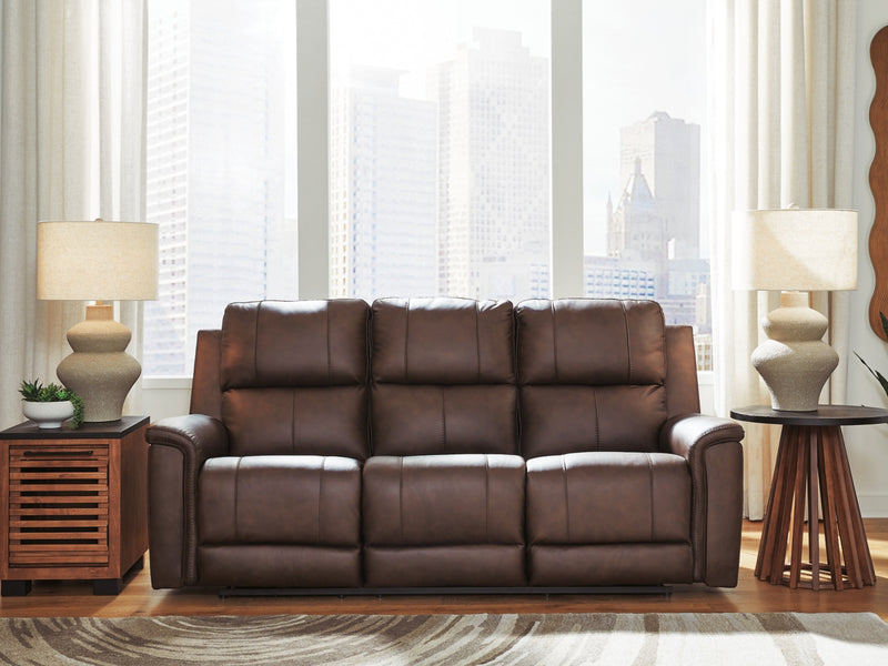 Sofá reclinable eléctrico Beryton con reposacabezas ajustable