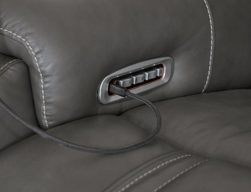 5Z-Harrenhurst 3-Piece Power Sectional Reclining Sofa
