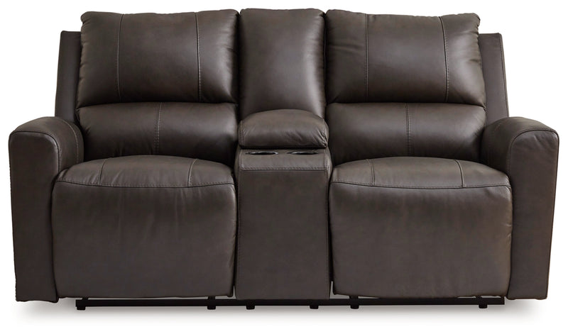Boxmere DBL Reclining Power Loveseat w/Console